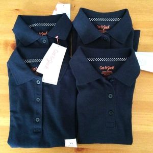 Cat & Jack Girl's Polo Uniform